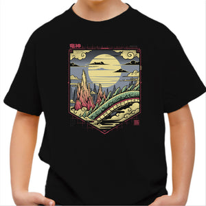 T-shirt Enfant Geek - Dragon Kingdom