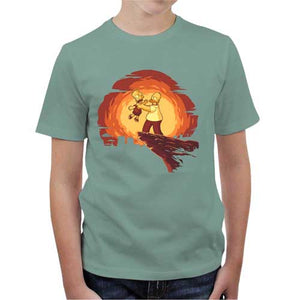 tshirt-enfant-simpson-king-coton-bio-jade
