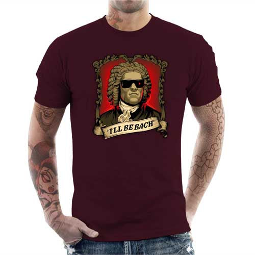 T-shirt geek homme - Be Bach Terminator
