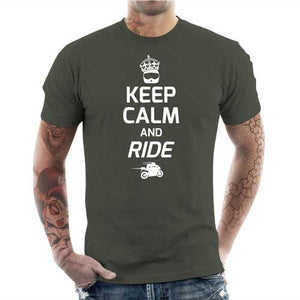 tshirt-homme-keep-calm-and-ride-coton-bio-army