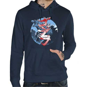 sweat-godzilla-gojira-scream-coton-bio-bleu-nuit