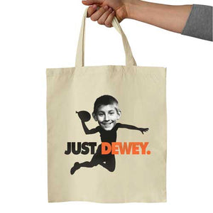 Tote Bag - Just Dewey, Coloris Natural, Collections Le Tote Bag Écoresponsable, SOLDES, Top des ventes - Checkpoint, Vendor - Checkpoint Tshirt, Checkpoint