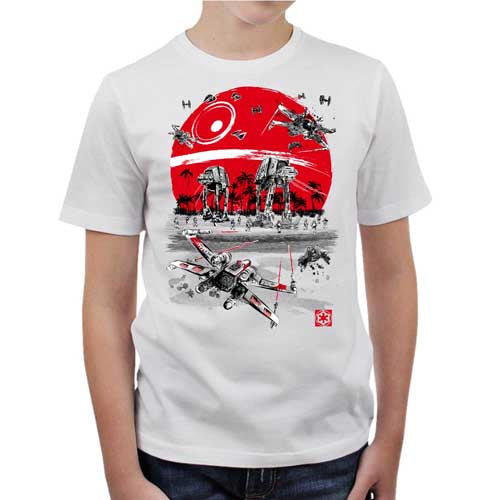 T-shirt enfant geek - Battle on the beach