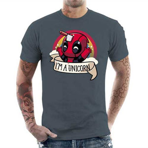 tshirt-homme-cinema-i-am-unicorn-deadpool-coton-bio-gris-mineral