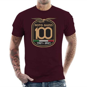 tshirt-homme-moto-guzzi-anniversaire-100-ans-coton-bio-cerise