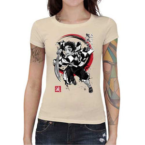 tshirt-femme-t-shirt-demon-slayer-tanjiro-coton-bio-natural