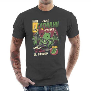 tshirt-homme-cathulhu-lovercraft-version-kawaii-coton-bio-gris-fonce