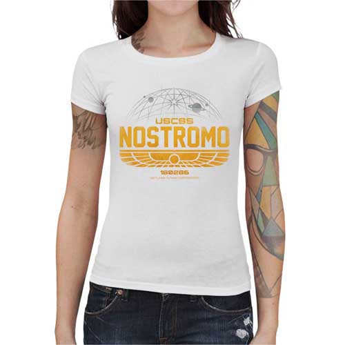 Maglietta Donna Alien USCSS Nostromo Nera | Gildan Cotone 100% Taglia XXL - 2