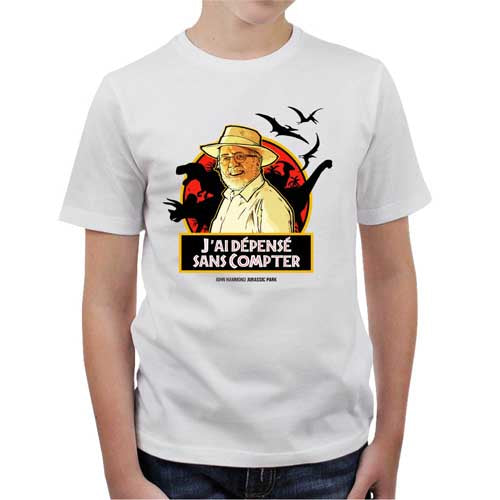 T-shirt enfant geek - John Hammond - Réplique