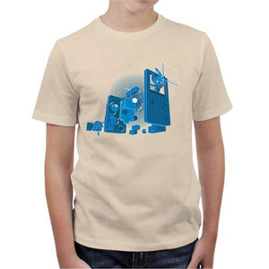 tshirt-enfant-old-school-gamer-coton-bio-natural