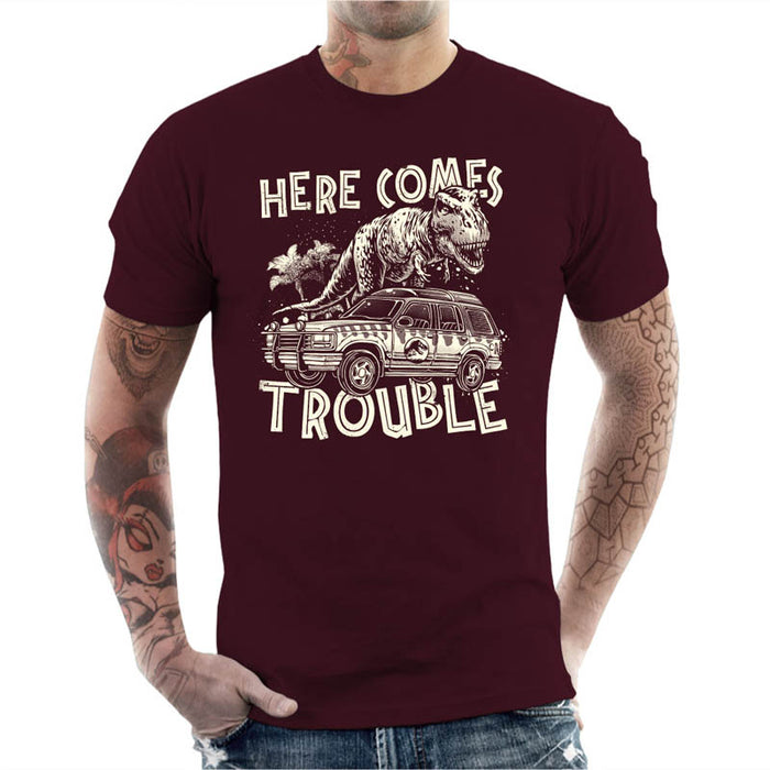 T-shirt Geek Homme - Here comes trouble