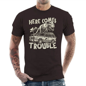 T-shirt Geek Homme - Here comes trouble