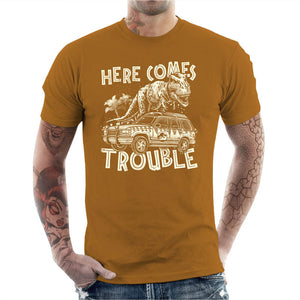 T-shirt Geek Homme - Here comes trouble
