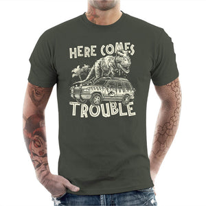 T-shirt Geek Homme - Here comes trouble