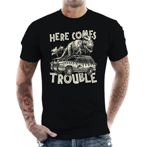 T-shirt Geek Homme - Here comes trouble