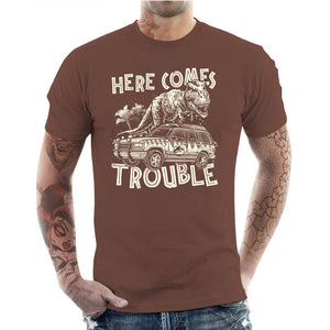 T-shirt Geek Homme - Here comes trouble