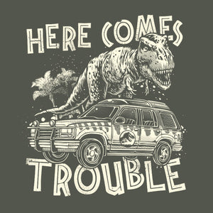 Tshirt Here comes trouble
