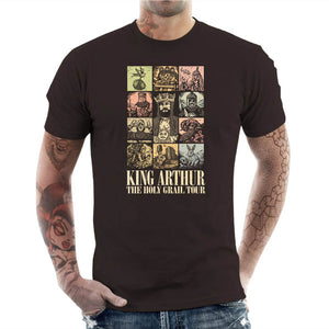 T-shirt Geek Homme - King Arthur - The Holy Grail Tour