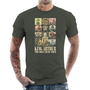 T-shirt Geek Homme - King Arthur - The Holy Grail Tour