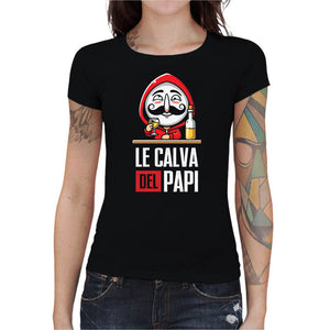 T-shirt Geekette - Calva Del Papi