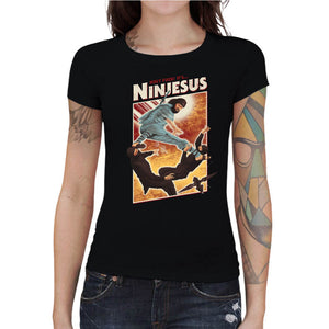 T-shirt Geekette - Ninjesus