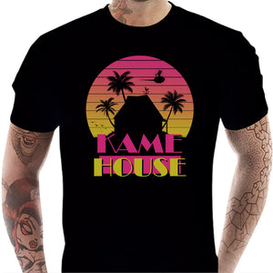 T-shirt Geek Homme - Retro Island