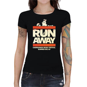 T-shirt Geekette - RUN AWAY