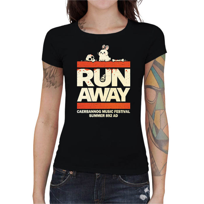 T-shirt Geekette - RUN AWAY