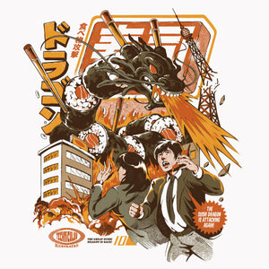 Tshirt Sushi Dragon Attack