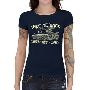 T-shirt Geekette - Take me back
