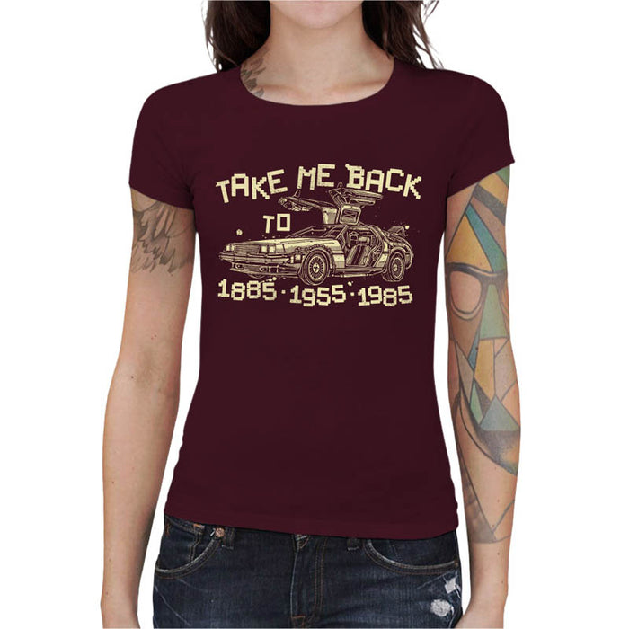 T-shirt Geekette - Take me back
