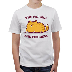 T-shirt Enfant Geek - Fat and Furriest