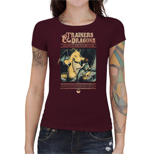 T-shirt Geekette - Trainers & Dragons