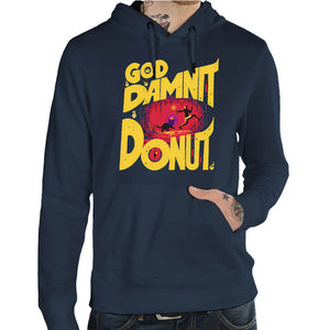 Sweat - Got Damnit Donut !, Coloris Bleu nuit, Collections SOLDES, SWEAT-SHIRT GEEK, Top des ventes - Checkpoint, Checkpoint