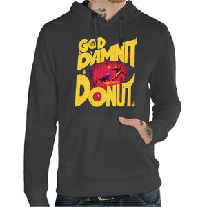 Sweat - Got Damnit Donut !, Coloris Dark grey, Collections SOLDES, SWEAT-SHIRT GEEK, Top des ventes - Checkpoint, Checkpoint