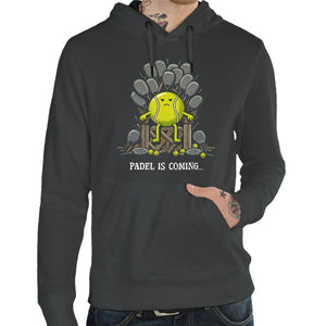 Sweat Geek - Padel is Coming, Coloris Dark grey, Collections SWEAT-SHIRT GEEK, Vendor - Tawan, Checkpoint