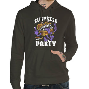 Sweat - Surprise Party, Coloris Dark khaki, Collections SWEAT-SHIRT GEEK, Vendor - Nemons, Checkpoint