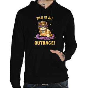 Sweat - This is an Outrage, Coloris Noir, Collections SOLDES, SWEAT-SHIRT GEEK, Top des ventes - Checkpoint, Vendor - KG07, Checkpoint