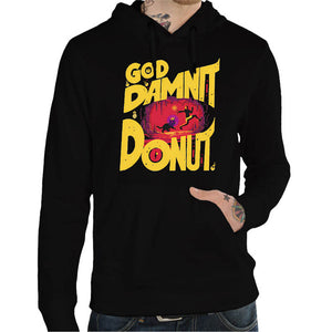 Sweat - Got Damnit Donut !, Coloris Noir, Collections SOLDES, SWEAT-SHIRT GEEK, Top des ventes - Checkpoint, Checkpoint