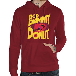 Sweat - Got Damnit Donut !, Coloris Terracota, Collections SOLDES, SWEAT-SHIRT GEEK, Top des ventes - Checkpoint, Checkpoint
