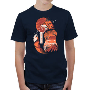 T-shirt Enfant Geek - Japanese Fox