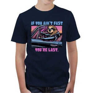 T-shirt Enfant Geek - Fast or Last