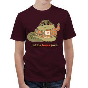T-shirt Enfant Geek - Jabba Loves Java