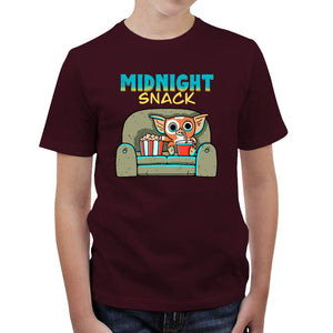 T-shirt Enfant Geek - Midnight Snack, Coloris Cerise, Collections T-SHIRT GEEK ENFANT, Vendor - Ppmind, Checkpoint