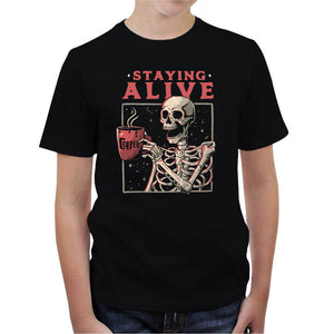 T-shirt Enfant Geek - Staying Alive