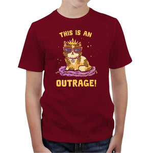 T-shirt Enfant Geek - This is an Outrage, Collections SOLDES, T-SHIRT GEEK ENFANT, Top des ventes - Checkpoint, Vendor - KG07, Checkpoint