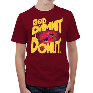 T-shirt Enfant Geek - Got Damnit Donut !, Collections SOLDES, T-SHIRT GEEK ENFANT, Top des ventes - Checkpoint, Checkpoint