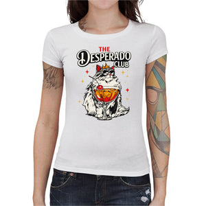 T-shirt Geekette - The Desperado Club, Coloris Blanc, Collections SOLDES, T SHIRT GEEKETTE, Top des ventes - Checkpoint, Checkpoint