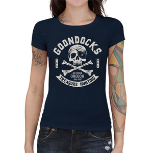 T-shirt Geekette - Goondocks, Coloris Bleu Nuit, Collections T SHIRT GEEKETTE, Vendor - Nemons, Checkpoint