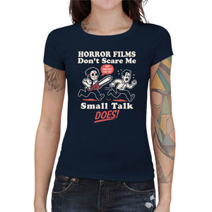 T-shirt Geekette - Small Talk, Coloris Bleu Nuit, Collections T SHIRT GEEKETTE, Vendor - Nemons, Checkpoint